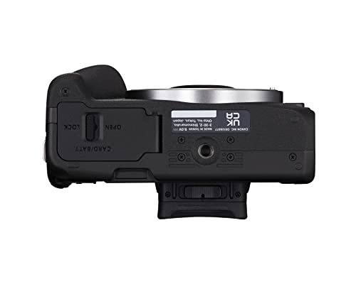 Canon EOS R50 Mirrorless Vlogging Camera (Body Only/Black), RF Mount, 24.2 MP, 4K Video, DIGIC X Image Processor, Subject Detection & Tracking, Compact, Smartphone Connection, Content Creator - color: Black, style: EOS R50 Body Only