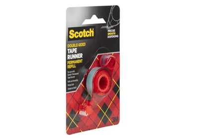 Scotch Double Sided Adhesive Tape Runner Refill, Permanent and Photo Safe, 0.31 x 49 Feet, 1-Pack - size: 49 Foot (Pack of 1)