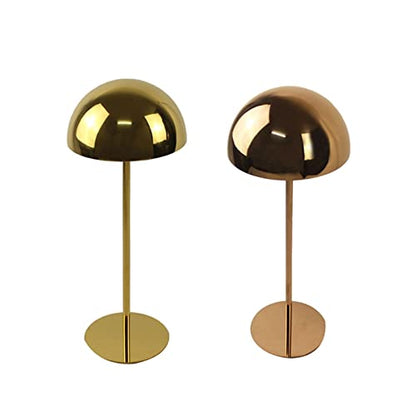 Hat Racks Stainless Steel Hat Display Stand Golden Mirror Hat Stand, Hat Holder Hat Shoot Props