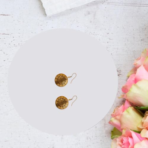 7.08 Inch Round Acrylic Mirror Board Photography Background Prop Reflective Display for Jewelry Watches Electronics Photo Studio Supplies