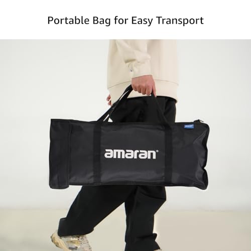 amaran Light Box 4545 Soft Boxes Foldable One-snap Quick-Setup Square Bowens Mount Softbox,for amaran 60/100/200 150c 300c (Light Box 45x45)