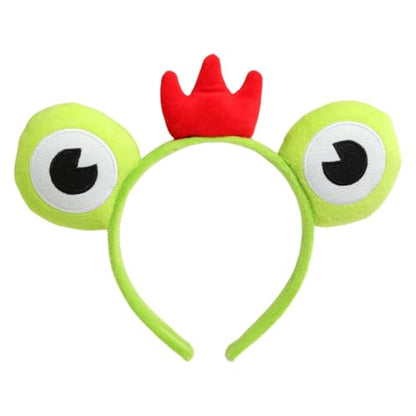 Crowns Hairbands For Photo Studio Halloween Eye-catching Props For Easter Adorkable Party Daily Wear - color: A Light Green Frog R Br