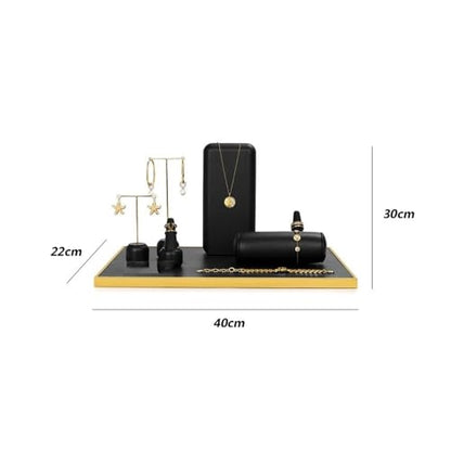 Necklace Display Light Luxury Jewelry Stand Ring Earrings Watch Counter Window Jewelry Display Shelf Photography Props