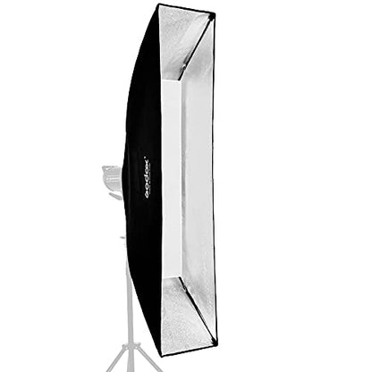 Godox 12"x47" / 30x120cm Softbox, Grid Strip Softbox, Bowens Mount Softbox for Photo Studio Flash Compatible Godox VL150II VL300II SL60W SL60IID SK400II DP400III DP600III QT600III (FW 30x120(1PCS)) - color: FW 30x120(1PCS)