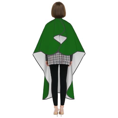 Custom Barber Cape Unisex Salon Hair Cutting Capes Add Your Image Logo Haircut Kit Personalized Stylist Tool - color: Dark Green