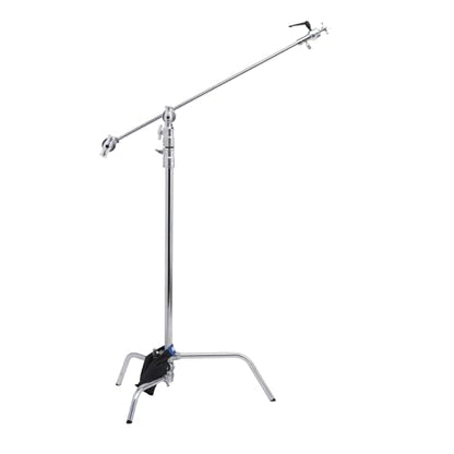 Kupo 40" C-Stand Overhead Shooting Kit 1, Professional Overhead Rig for Photography and Video Flat Lay Food and Product Shooting with Sliding Leg Stand Design, Grip Arm, and Studio-Ready (KS708112) - color: Silver, size: Overhead Shooting Kit 1
