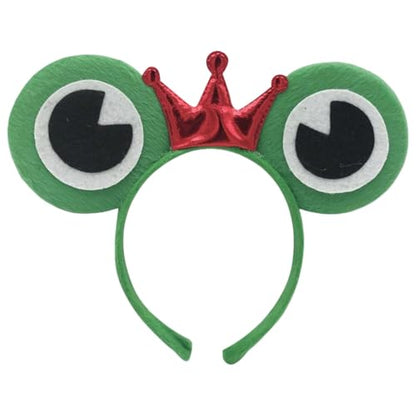 Crowns Hairbands For Photo Studio Halloween Eye-catching Props For Easter Adorkable Party Daily Wear - color: Frog Red Crown R