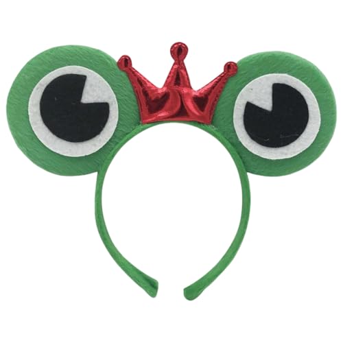 Crowns Hairbands For Photo Studio Halloween Eye-catching Props For Easter Adorkable Party Daily Wear - color: Frog Red Crown R