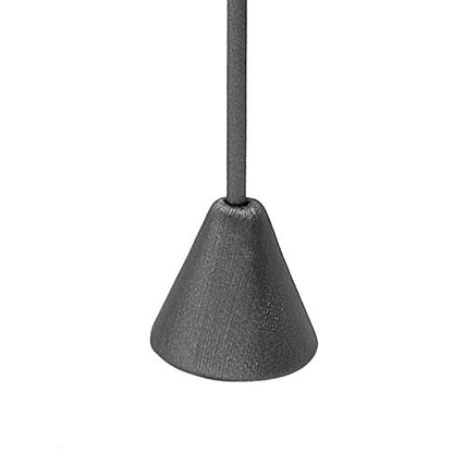Ikee Design 6pcs Set Steel Grey Leatherette Earring T Stand Display Set with 3 Different Heights, T Shape Jewelry Earring Showroom and Tradeshow Showcase Displays, 4.5 H in; 5.75 H in; 6.75 H in - color: Steel Grey, 3 Heights