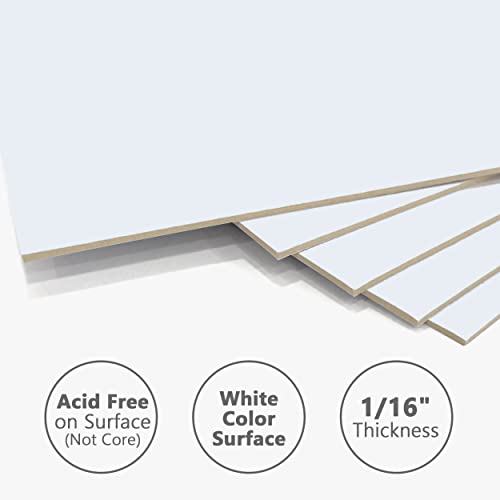 10 Pack Backing Boards Only - 11X14 Uncut White Mats Matboards, Acid Free & White Core Backerboards, Ideal for Photos, Pictures, Prints, Frames, Arts - size: 11x14 10pack backing boards