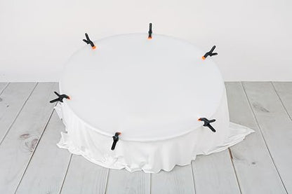 Kate Newborn Photography Props Stainless Steel Stand with 6 Clamps for Baby Photoshoot - color: Stand only with 6 Clamps
