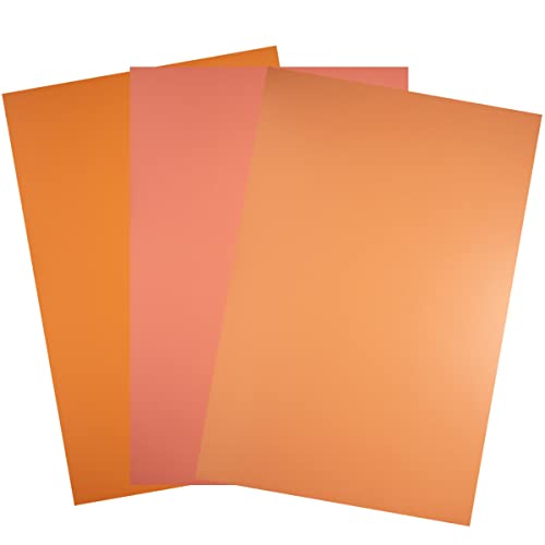Bessie Bakes Grapefruit & Coral Solid Color Roll-Up 2 Feet x 3 Feet Photography Backdrops 3 Pack - color: Salmon, Mango, Coral