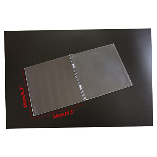 Acrylic Stamp Block with Grid 6.3”x6.3 Perfect Positioning Stamping Platform Clear Stamps Scrapbook Craft Stamping Tool for Card Making Scrapbooking Journaling and Other Paper Crafts-AT001