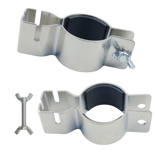 2 Pcs Adjustable Pipe and Drape Clamps for 1.5" or 2" Brackets Backdrop Stand, Drape Support Clamps for Back Drop Adjustable Stand Wedding Drapes Background Decorations Party Pipe Drape Backdrop Stand