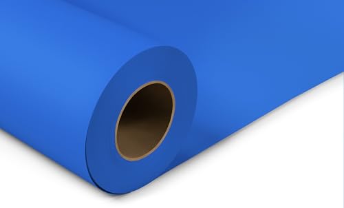 Denny Manufacturing - Seamless Paper Backdrop for Photography, Blue Seamless Paper Roll - Royal Blue (86 in x 36 ft) Includes Free Roll Black Gaffer Tape (2 in x 13 ft) - color: Royal Blue, size: 86 in x 36 ft