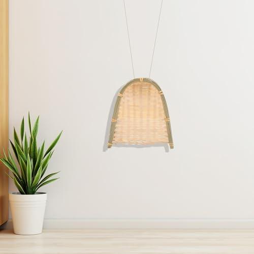 Cabilock Handmade Woven Dustpan Decorative Pendant, Small Decorative Dustpan Handicraft for Wall Hanging, Creative Craft DIY for Home Décor and Photography Props