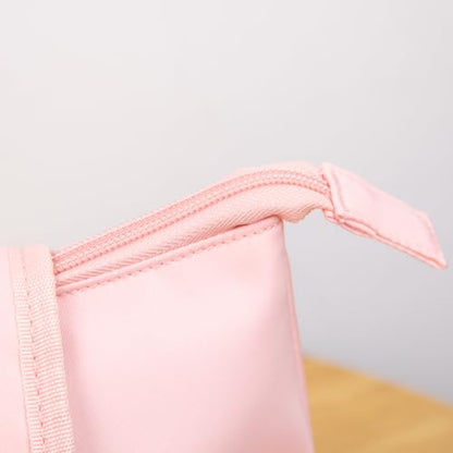 ANGENIL Large Capacity Heat Mat Hot Hair Iron Tools Travel Bag, 2 in 1 Portable Organizer Bags with Large Heat Resistant Mat for Hair Straighteners, Curling Irons, Hot Air Brushes, Travel Essentials - color: Blush