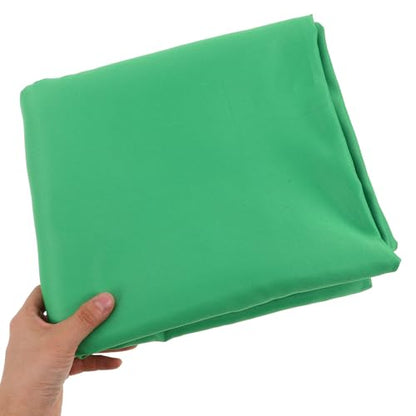 Homoyoyo Chroma Key Backdrop 3x2ft Photo Green Backdrop Fabric for Video Streaming Photography Live Streaming Background Sheet for Studio Use