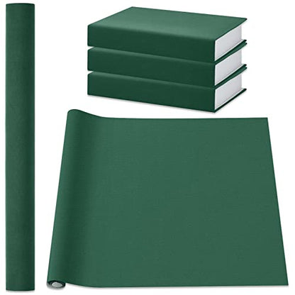 PerKoop Book Cloth for Book Binding 40 x 16 Inch Fabric Surface Paper Backed Bookcover Archival European Durable Strong Bookbinding Supplies Cover Books Album Scrapbooking (Dark Green) - color: Dark Green