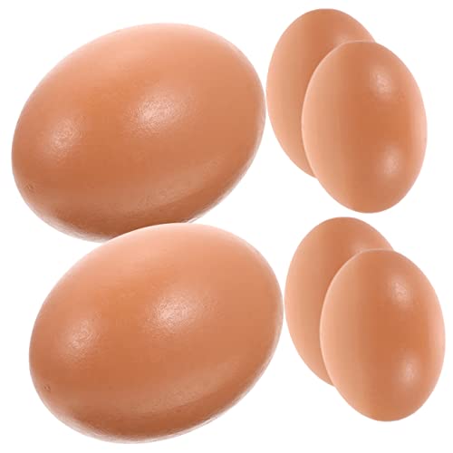 6pcs Fake Eggs for Crafting Artificial Eggs for Easter Decor and Home Styling for Festivals and Photography Props