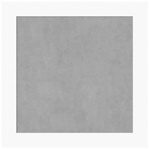 Amanti Art White Framed Magnetic Board 29x29 Medium Vision Board for use with Magnets, 100% Metal Sheet to Display Items as Office Decor or for Home Organization in mudroom, Kitchen or Kids Room - color: Basic White, size: 29"W x 29"H