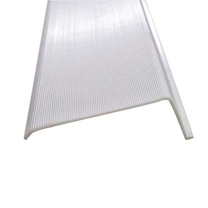 Beam Lighting Under Cabinet Light Cover Replacement | White Ribbed Acrylic Diffuser (L-Shaped, 24") - size: 24 Inch, style: L-Shaped