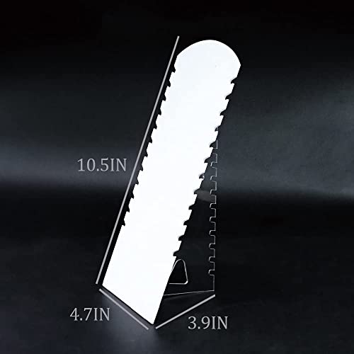 Coward 2Pcs/Set Acrylic Jewelry Holder Organizer, Necklace Display Stand For Show, Necklaces Rack For Selling(Acrylic White) - color: Acrylic White