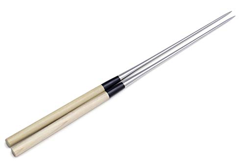 Yoshihiro Moribashi Chopsticks Japanese Sushi Chef's Traditional Garnishing Plating Tweezers Magnolia Handle 5.8in (15cm) - size: 6 IN