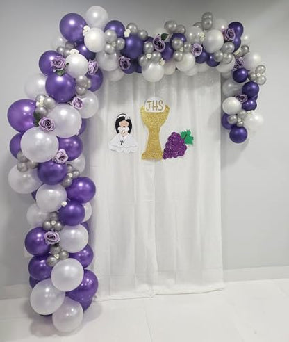 White Sequin Backdrop Curtain - 2FTx8FT 2 Panels Glitter for Parties, Wedding, Baby Shower - color: White, size: 2FTx8FT-2PCS