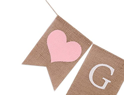 Gifts Banner for 1st Birthday - Gifts Burlap Bunting, Bridal Shower Decorations, Baby Shower Decor, Country Bridal Shower,Photo Prop