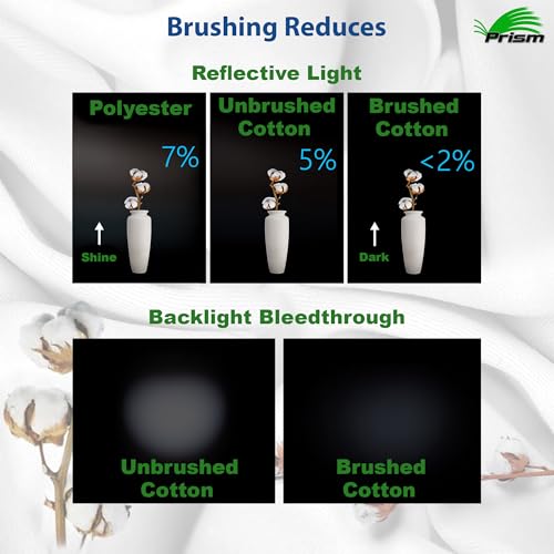 Prism 100% Cotton Extra Thick Professional Photography Backdrop 9x11 ft White, Brushed for Low Light Reflectance & Bleed Through, Sustainable Organic Cotton Muslin with No Microplastic Shedding - color: White 9x11ft