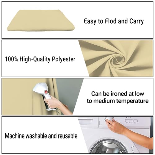 Tan Photo Backdrop for Photoshoot 5x7ft, Zoom Meeting Photography Backdrop Studio Shooting Props - color: Tan, size: 5x7ft