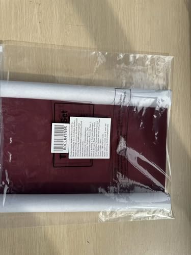 PerKoop Book Cloth for Book Binding 40 x 16 Inch Fabric Surface Paper Backed Bookcover Archival European Durable Strong Bookbinding Supplies Cover Books Album Scrapbooking (Dark Red,Suede Fabric) - color: Dark Red