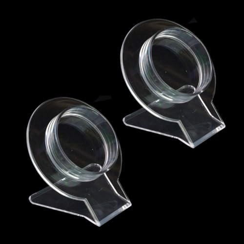 2 - Pack Clear Acrylic Bracelet Display Stand - Large Bangle Organizer Rack - Transparent Jewelry Holder for Bracelets and Watches - Acrylic Display Shelf for Countertop Jewelry Presentation Shooting