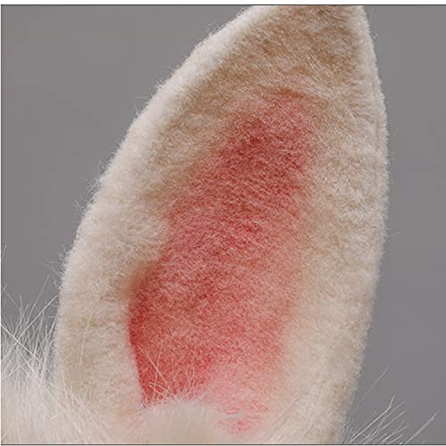 Faylay Bunny Ear Women Rabbit Ear Faux Fur Headband Cosplay Headwear - color: Rbte-pink