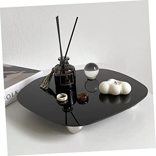 Ciieeo 1Pc Acrylic Display Tray for Home Decor and Aromatherapy Unique Photography Prop and Sundries Storage Container Material Irregular Shape for Jewelry and Cosmetics Organization