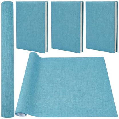 CRASPIRE 51 x 11.8inch Linen Book Cloth for Book Binding Fabric Surface Paper Backed Bookcover Books Album Scrapbooking Archival DIY Covering Protector Bookcloth Bookbinding Supplies Cadet Blue - color: Army Blue