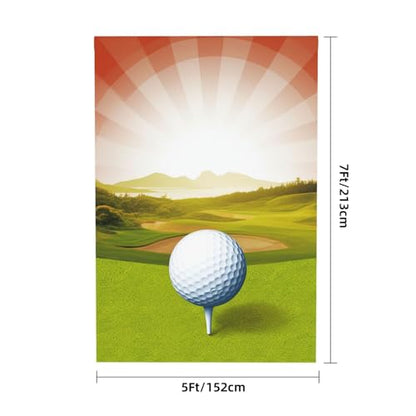 Golf Sport Backdrop Background for Photography 5x7ft Photobooth Professional Photo Backdrop Curtains Video Photography Studio Photo Backgrounds Banner Booth Background Screen Parties - color: Golf Sport