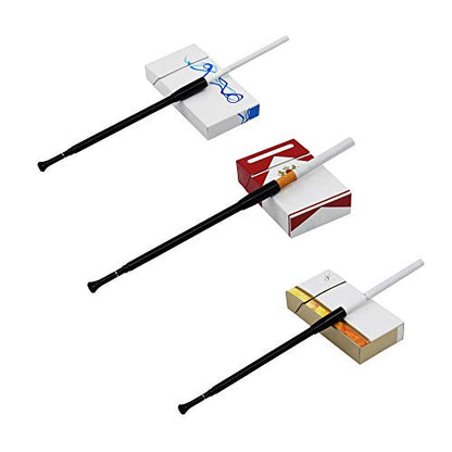 Long Cigarette Holder for Women - Extendable and Functional as Cigarette Filters with Natural Filter Stone | Detachable for Cleaning | Fits Virginia Slim and Other Hand Rolled 23mm Cigarettes