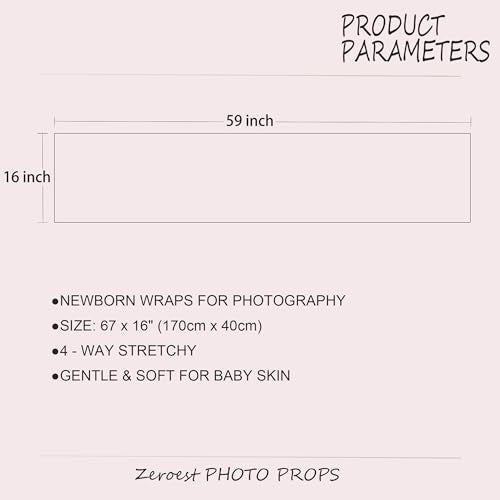Zeroest Newborn Photo Prop Stretch Knit Wrap for Baby Photography Newborn Photoshoot Outfits Boys Girls Posing Blanket (Light Grey) - color: Light Grey