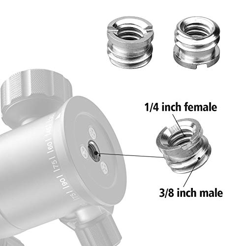 Camera Mount Screw, ChromLives 1/4 to 3/8 Tripod Screw Adapter,1/4 Screws,3/8-20 Thread Converter Adapter,Camera Hot Shoe Mount Adapters for Monopod,Ballhead Flash Light,22Pack - color: Camera Mount Screw