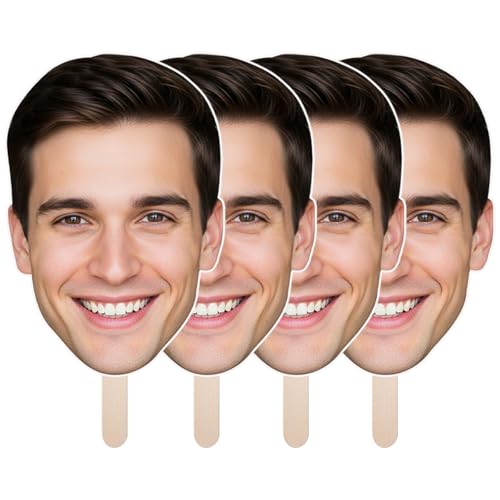 Custom Big Head Cutouts on a Stick, 6'' to 36'' Personalized Bulk Photo Signs for Weddings, Birthday Parties, Sport Events, and Celebrations Decoration, Corrugated Plastic 1 Piece - color: 1 Piece