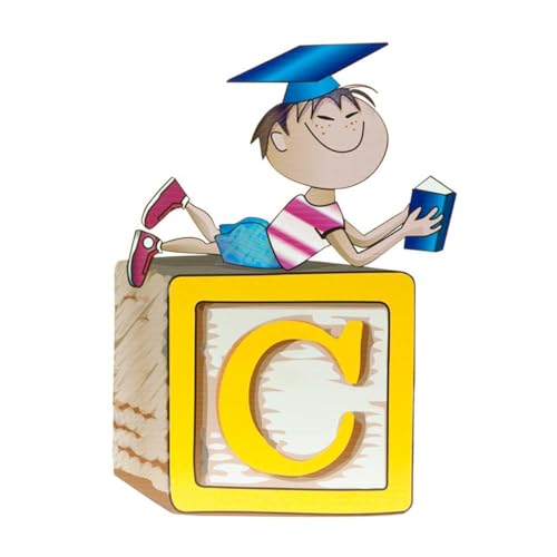 Now We Know Our ABCs Block Standups Kit, Set of 2, Graduation Decorations - color: Now We Know Our Abcs Blocks Prop Kit