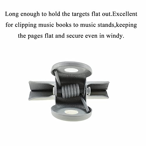 HAHIYO 1.25inch White Bulldog Clips Metal File Hinge Binder Clips Clamps Save Space Strong Spring Jaws Rock Solid Grip Book Lay Flat Deburred Edge for Hang Photos Wall Grid Dog Food 20PCS - size: White-1.25in-20P