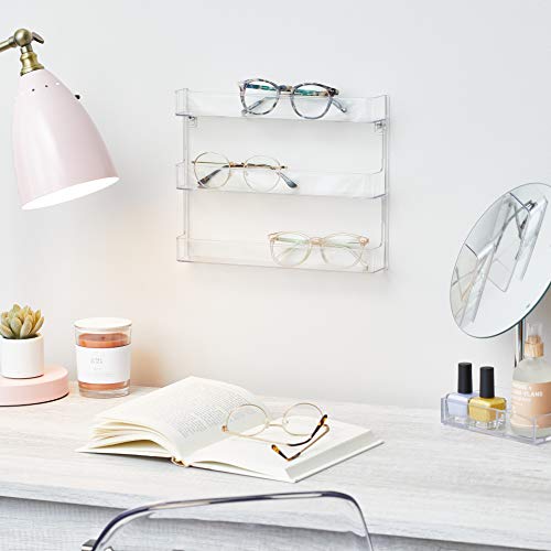 iDesign Hanging Nail Polish & Cosmetics Organizer, The Clarity Collection – 8.78" x 2.02" x 11.07", Clear