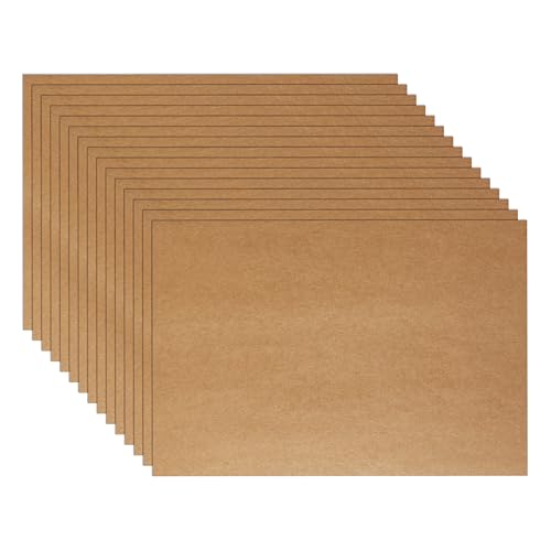 Guakicae 150 Sheets Brown Cardstock 5 x 7 Kraft Paper, 300gsm/110lb Heavyweight Flat Card Stock Recipe Paper for Cards Making, Wedding Invitations, Greeting Cards, Birthday, Mailing - color: Brown, size: 5x7-150pcs
