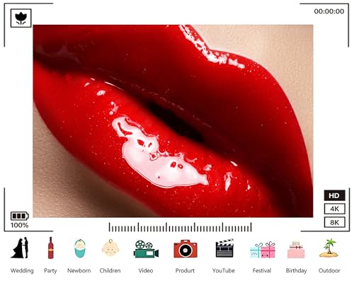 Trykid 17x10ft Glossy Red Lips Beauty Makeup Bold Fashion Cosmetic Backdrop Portrait Glam Photography Background Beauty Event Decoration Tapestry Photo Booth Prop Fabric - size: 17x10ft