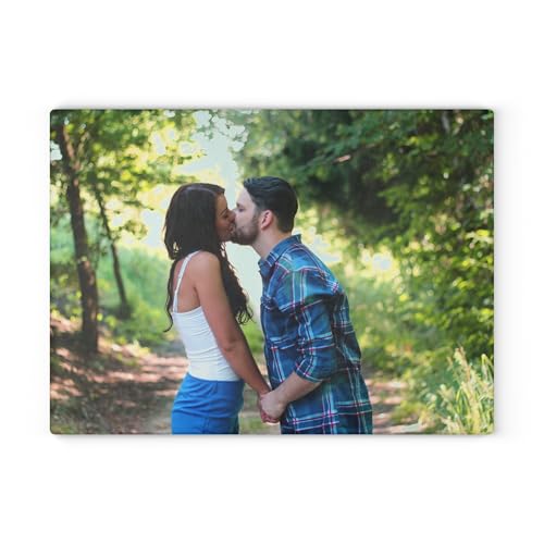 Personalized Glass Cutting Board Custom Tempered Boards with Photo Logo Text Customized Picture Print Textured Glass Prints Wall Art Decor
