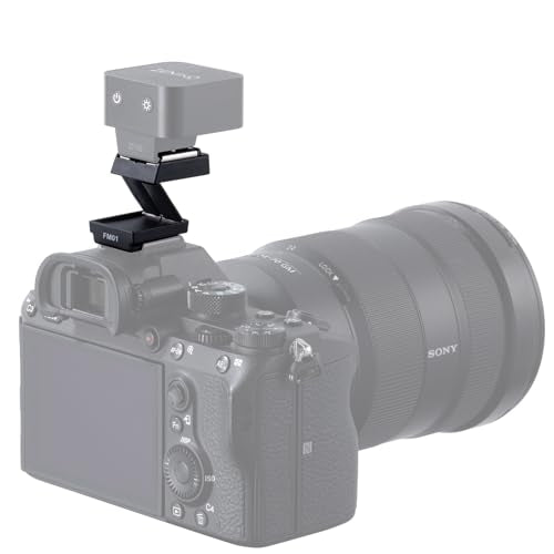 ZENIKO FM01 Single-Contact Folding Hot Shoe Riser,HotShoe Extender Mount Adapter Compatible with ZENIKO F04 F08 ,Godox IM20 IM30 Mini Flash(Note: NO TTL NO HSS)