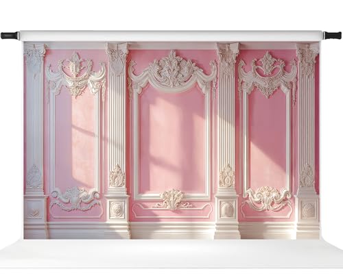 Kate Pink Interior Backdrops for Photography Classic Wall Photo Backdrop European Style Photo Studio Props, 10x6.5ft - size: 10x6.5ft